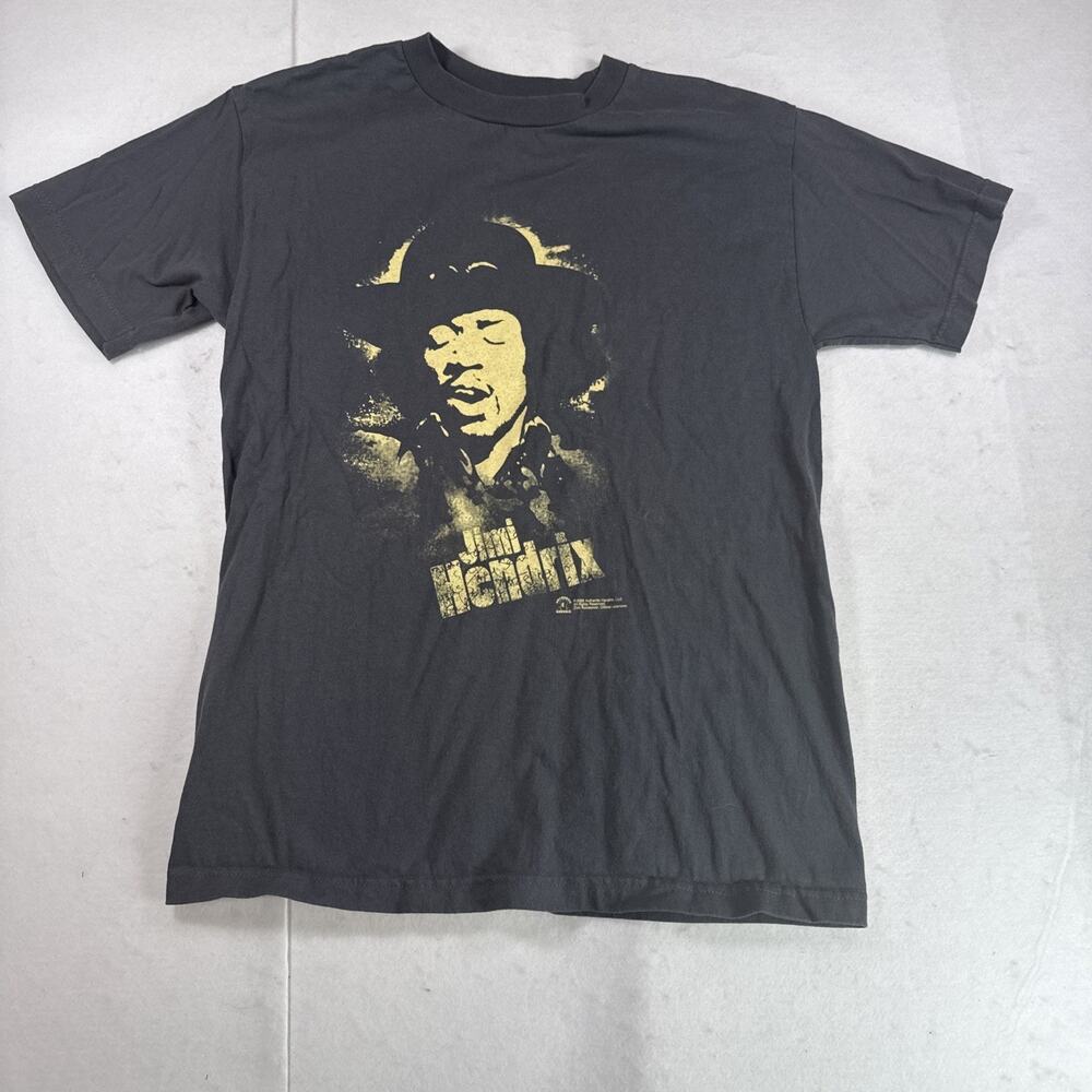 Vintage Zion Rootswear Jimi Hendrix T-Shirt 2005 Gray Medium 100% Cotton